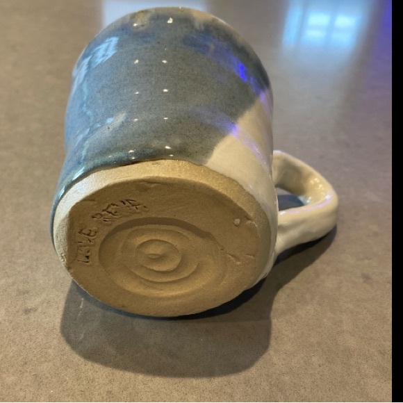 Rustic Funky Lopsided Handmade Mug - Picture 2 of 2